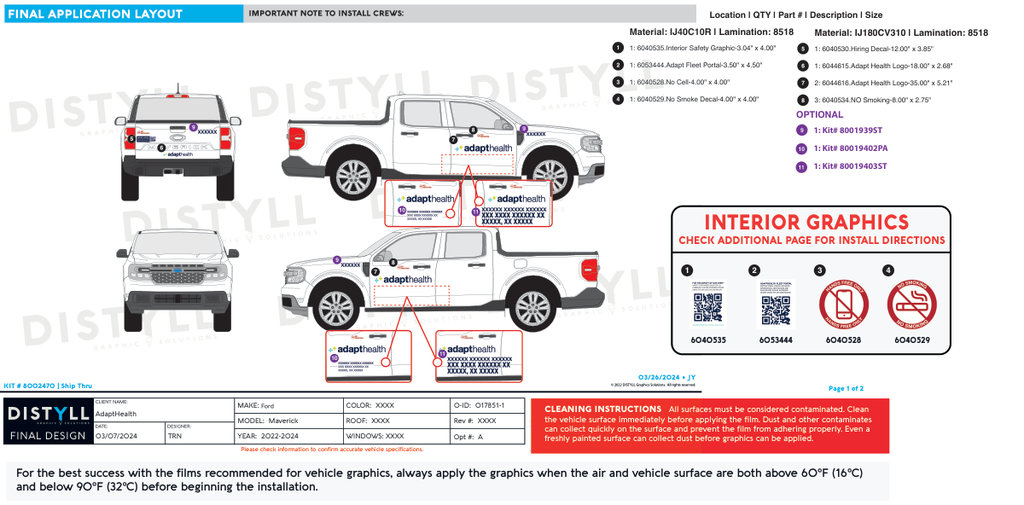 AdaptHealth, Ford, Maverick, 2024, Spots, Ship Through