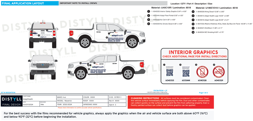 AdaptHealth, Ford, Maverick, 2024, Spots, 3in Pers