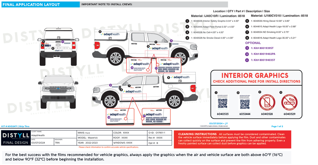 AdaptHealth, Ford, Maverick, 2024, Spots, Topper Ship Through