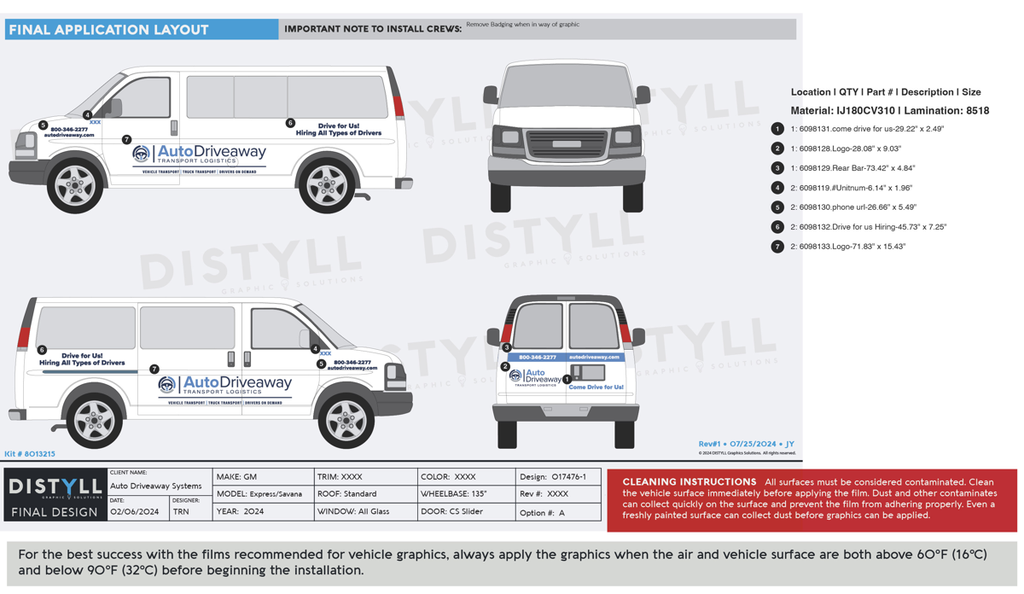 Auto Driveaway_GMC_Express_Savana_135_RightSlide_AllGlass