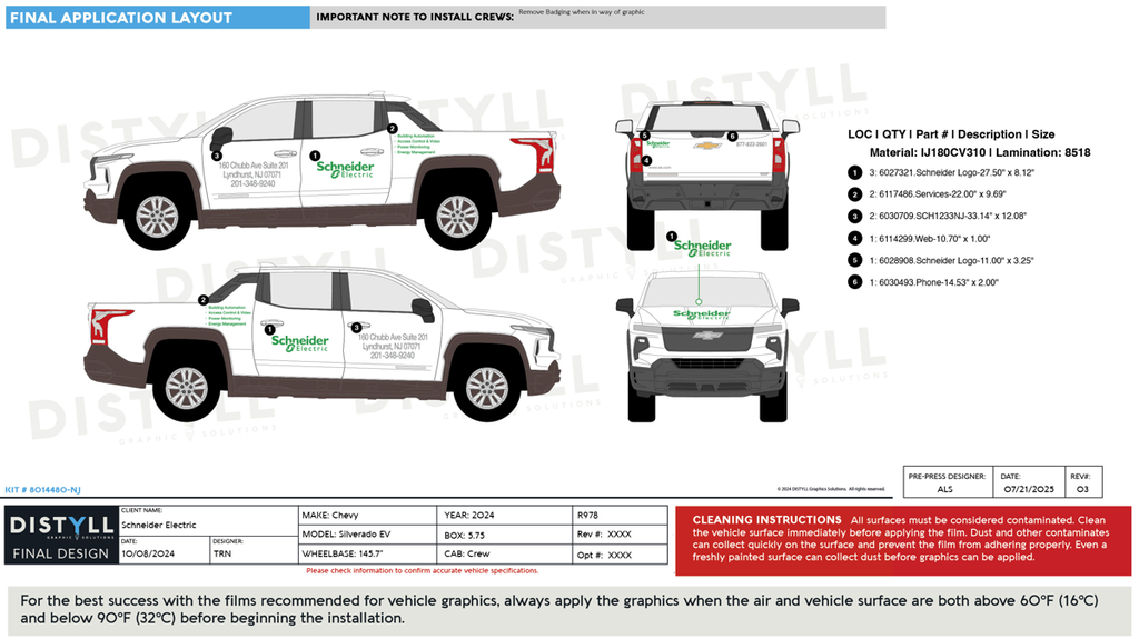 Schneider Electric, Chevy, Silverado EV, 5ft Box, 145_7WB