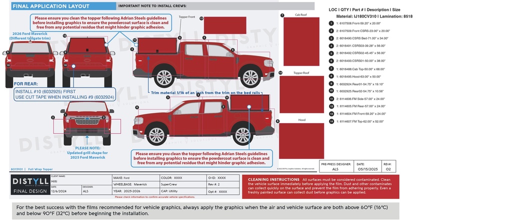 Hilti, Ford, Maverick, SuperCrew, 121WB, 2025 (ASCO Topper)