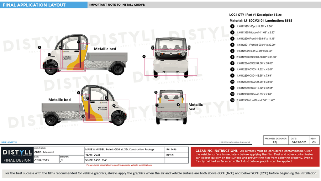 CBRE, Microsoft, Polaris, GEM eL XD, Single, Construction Vehicle, 2025
