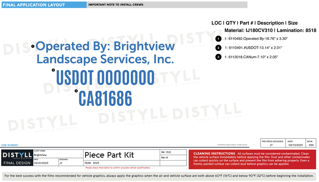 BrightView, Piece Parts, 2025