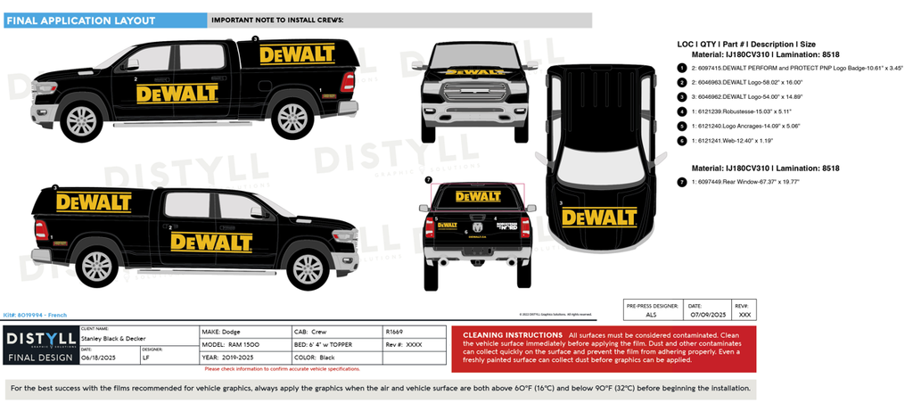 Stanley Black and Decker, RAM, Ram 1500, Tradesman, Crew Cab, 6_4 Bed, 153_5WB, 2025_R1669