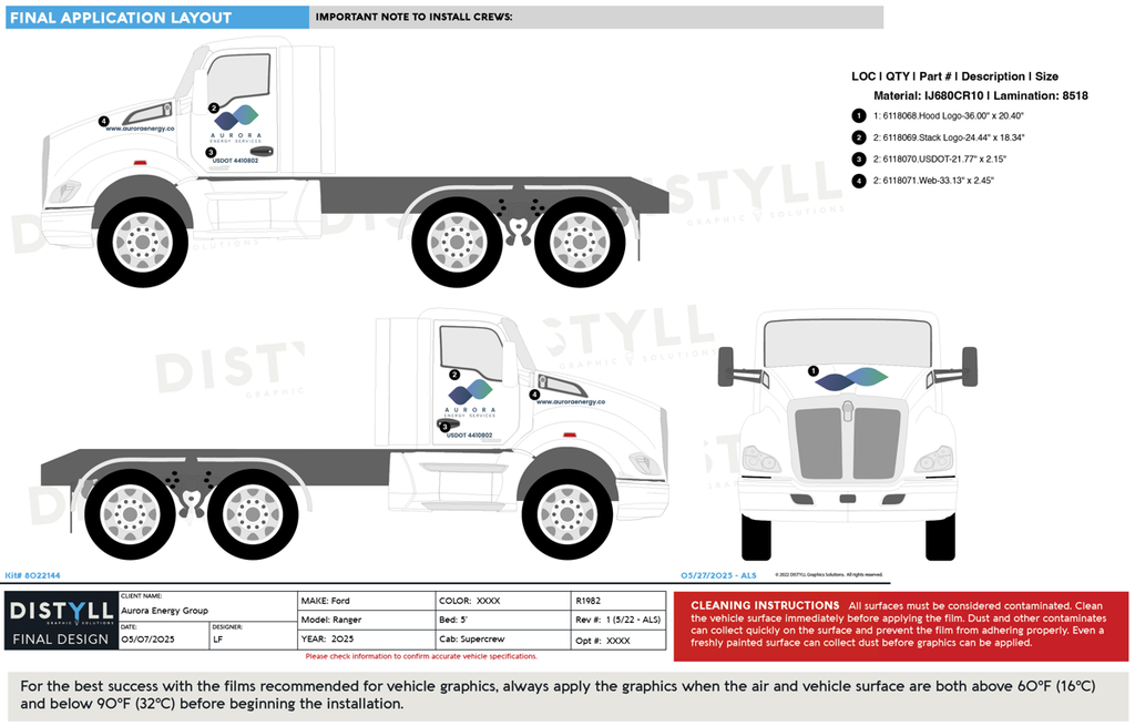 Aurora Energy Group, Kenworth, T680