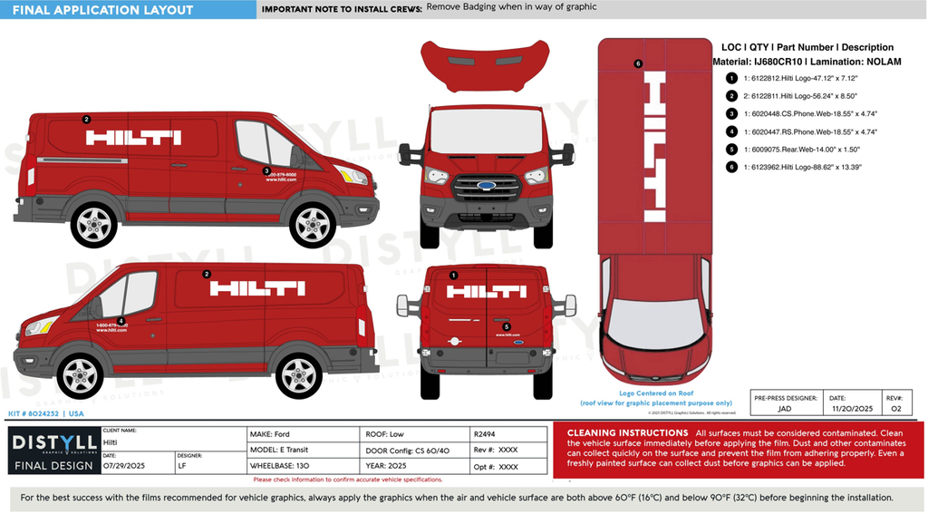 Hilti, Ford, Transit, E2Y, 130WB, LR, CS Slide, NG, 2025_R2494