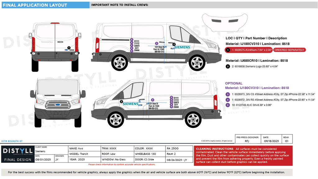 Siemens, Ford, Transit, 130WB, LR, CS Slider, NG, 2025_R2500