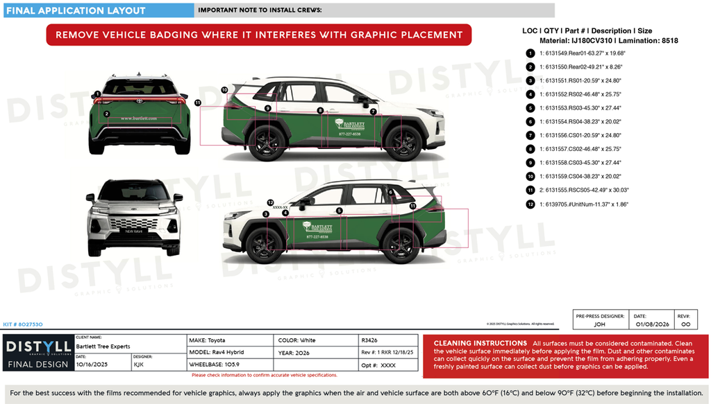 Bartlett Tree Experts, Collision Response, Toyota, RAV4 Hyrbid, 105WB, 2026