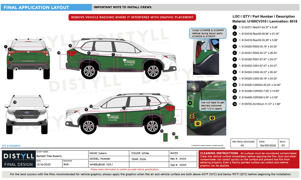 Bartlett Tree Experts, Collision Response, Subaru, Forester, 105_1WB, 2026