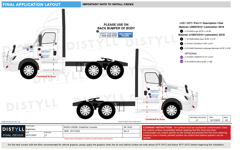 BrightView, Freightliner, Cascadia, 2023