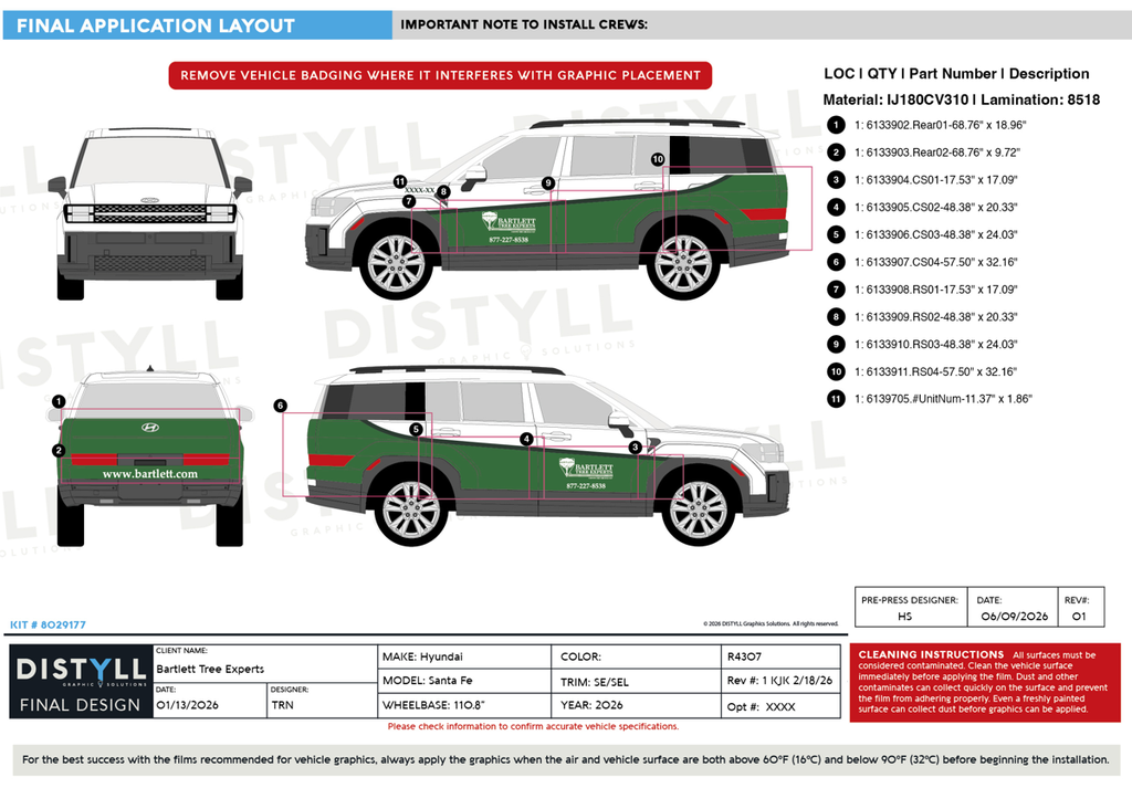 Bartlett Tree Experts, Collision Response, Hyundai, Santa Fe, SE and SEL Trim, 110_8WB, 2026
