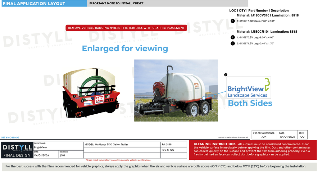 BrightView, Multiquip 500 Gallon Water Trailer
