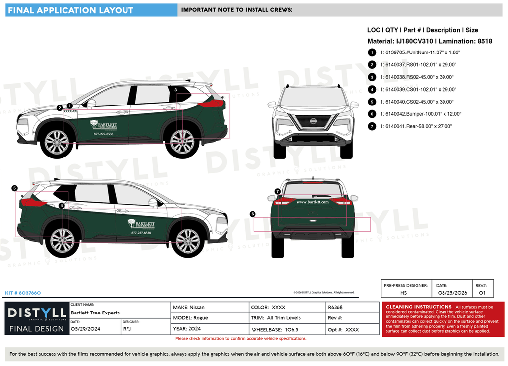 Bartlett Tree Experts, Nissan Rogue, 2024