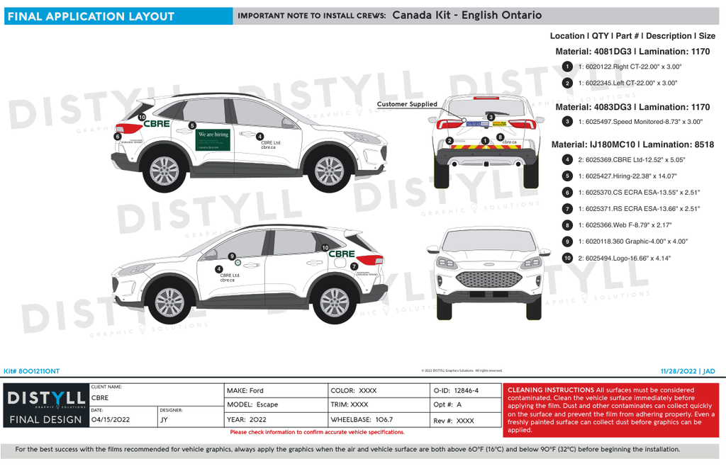 CBRE, English Ontario Canada, Ford Escape, 106_7 WB, 2022