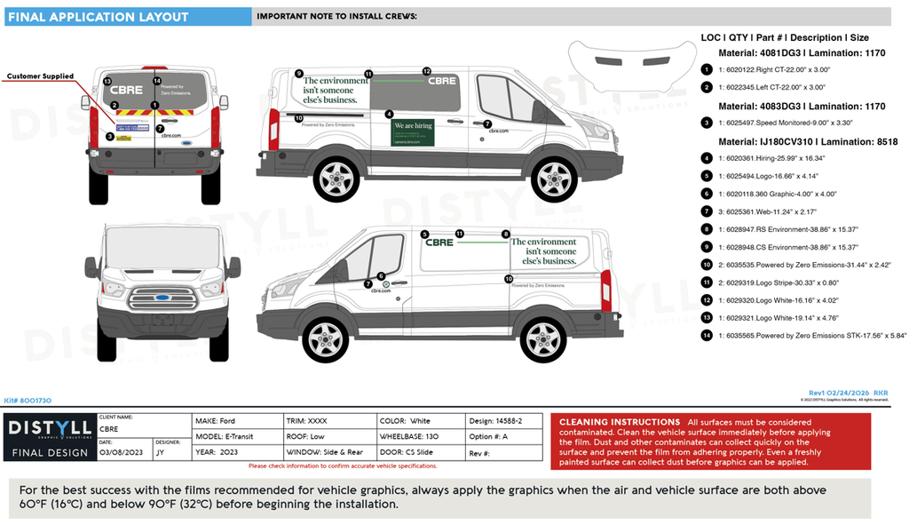 CBRE, Google Account Kit, Ford, E-Transit, Low Roof, 130, Side and Rear Glass, 2