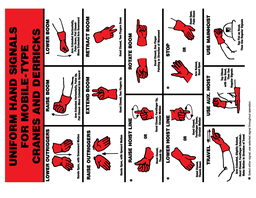 Hand Signals T&D Boom 62-1240