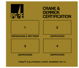 Crane & Derrick Certification