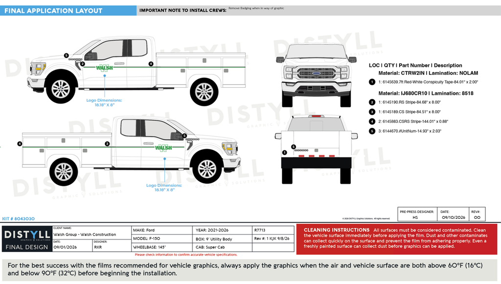 Walsh Group, Walsh Construction, Ford, F150, SuperCab, 6_5 Bed, 145WB, Utility Body, 2021-2026