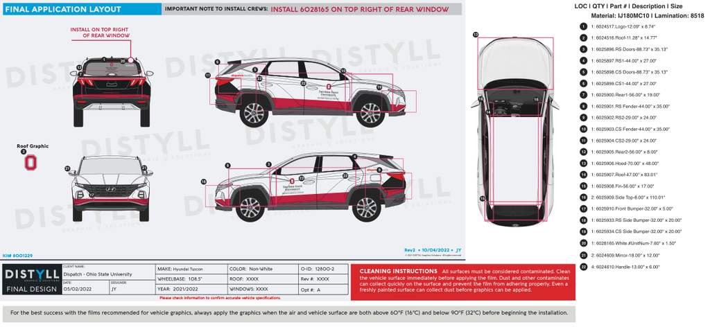 Dispatch, Ohio State University, Hyundai  Tucson, 108_5WB, 2022