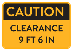 Height Warning Decal-3_00 x 2_00