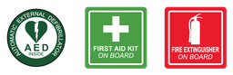Safety Decals 11x3