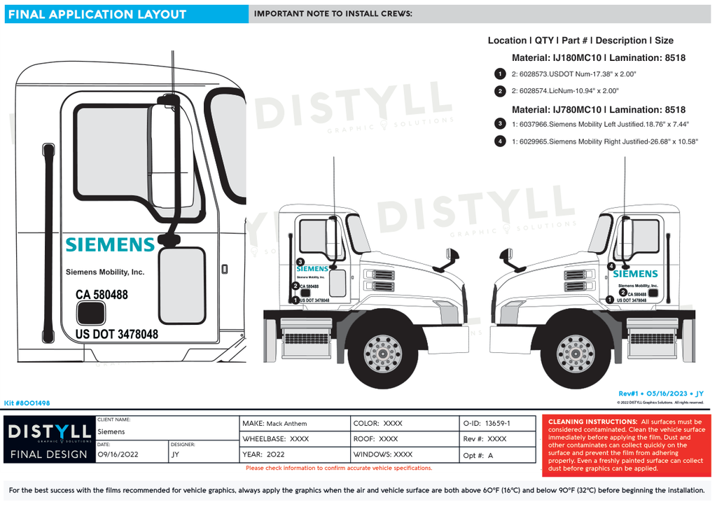 Siemens, Siemens Mobility Inc, Mack Anthem Cab, 2022